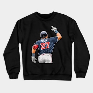 Austin Riley #27 React Homerun Crewneck Sweatshirt